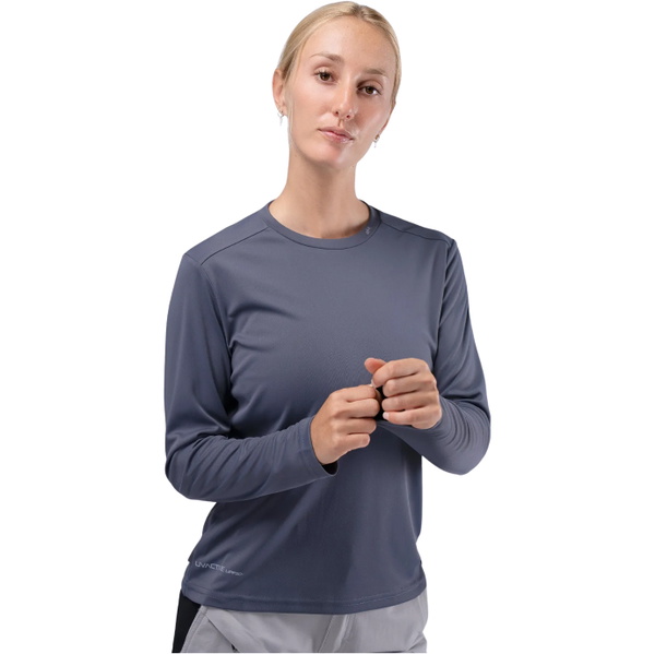 2026 Zhik Womens UVActive Long Sleeve Tech Top ATP-0071-W-SLT - Slate